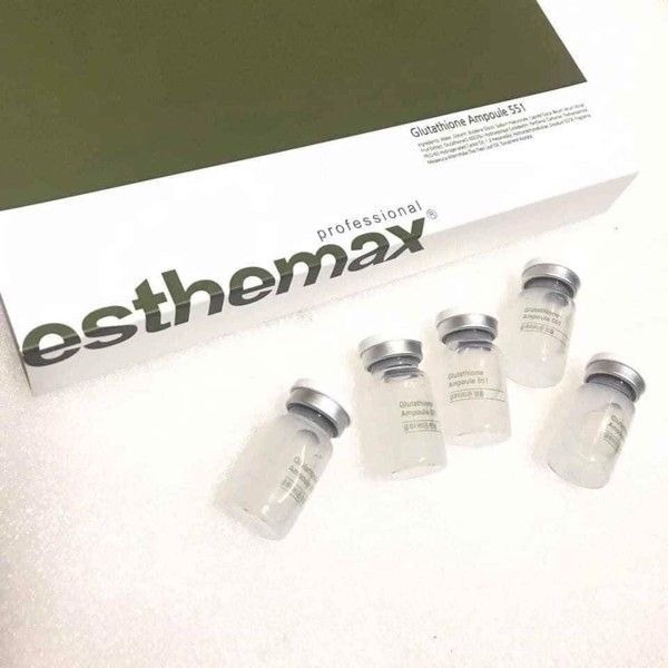 esthemax glutathione ampoule 551 Serum truyền trắng Esthemax Glutathione Ampoule 551 (10 ống x 8ml ) main image 0