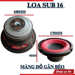 Loa bass sub 16 so.ny toàn vành 17cm  cao cấp từ 100 coil 31 4 lớp -giá 1 chiếc ( loa siêu trầm)