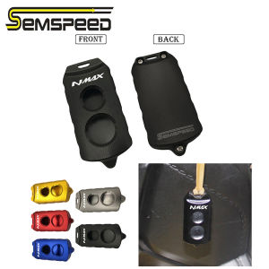 SEMSPEED Motorcycle 3D Remote Control Keychain Case Key Cover Chain Bag For YAMAHA NMAX 155 150 125 V2 NMAX155 2020 2021 2022 2023