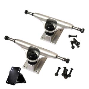2Pcs Skateboard Trucks 5inch Wheels Aluminum Longboards Truck Skateboards Wheel Bracket Base Hardware Bridge Base