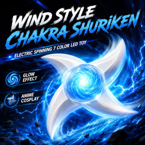 Cyclone Spiral Light Orb Luminous Toy Electric Spinning LED Light Up Toy 7 Color Anime Cosplay Toy
