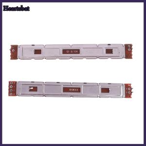 [Heartsbat] 128mm Mixer Fader B10K ช่องเดียวและ Dual Channel B103 STRAIGHT sliding Potentiometer ความยาวรวม12.8cm stroke 100