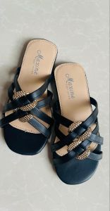 KIDS SQUARE TOE FLAT SLIPPERS-M93-MAXINE FOOTWEAR