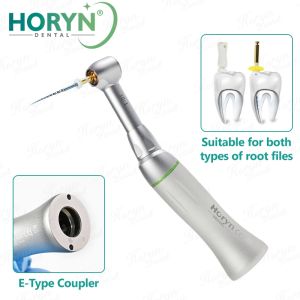 60°Twist ลูกสูบมือเครื่องยนต์ไฟล์หัว 10:1 Contra Angle Low Speed Handpiece Endodontic Rotary Dental