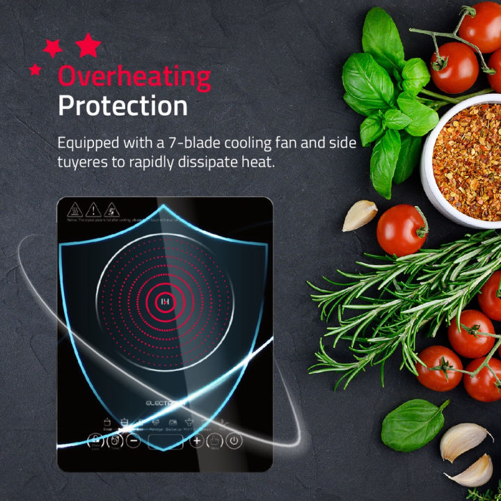 🔥6.6 SUPER SALE🔥 MIDEA 2200W Smart Induction Cooker Touch LED Panel ...