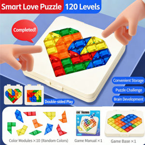 AODUOYAYA 120 Levels Heart-shaped Puzzle Blocks Puzzle Toy Breakout Game Logical Thinking Educational Toys