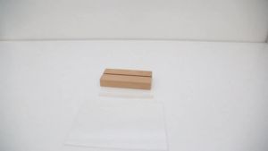 TONICE 8.5 x 11 Acrylic Sign Holder with Wood Base 3 Pack L/T Shape Vertical or Slant Back Display for Wedding Restaurant Store Office Hotel