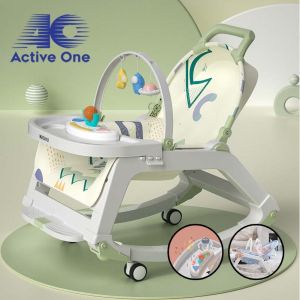 ACTIVEONE 5 in 1 Baby Rocking Bouncer Newborn Toddler Music Swing Sleeping Cradle Comfort Chair - Fulfilled by ACTIVEONE