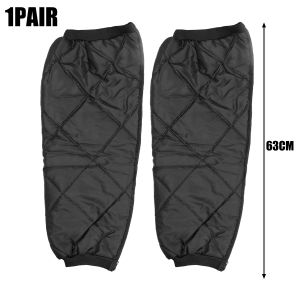 2PCS Warm Leg Sleeves Waterproof Motorcycle Knee Pads Zipper Leg Warmer Winter Thermal Knee Brace Outdoor Cycling Leg Guards Knee Pads
