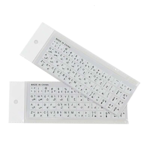 Universal Arabic Keyboard Stickers Replacement PC Keyboard Stickers for Notebook Desktop Computer Laptops 2pcs