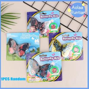 Aolaa Colorful Cartoon Butterfly Pocket Kite Outdoor Fun Kite Flying Easy Flyer Kite Parent-child Interactive Toy For Kids