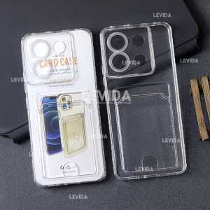 Redmi Note 13 Pro 5G Case Slot Kartu / Card Case Bening