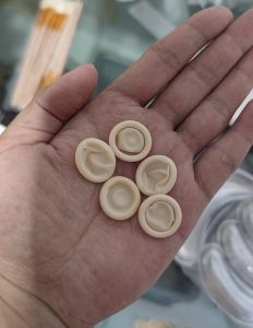 5 pcs Sarung tangan jari karet / pelindung jari bahan karet / Finger latex Glove