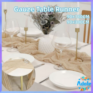 Elegant Multi-purpose Table Runner Soft Balinese Yarn Dining Table Cloth Romantic Wedding Decorations