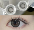 contact lens illustro BIG EYES BLACK COLORED LENSES 14.5mm lensa kontak warna softlens 1 paket lengkap softlens mata. 