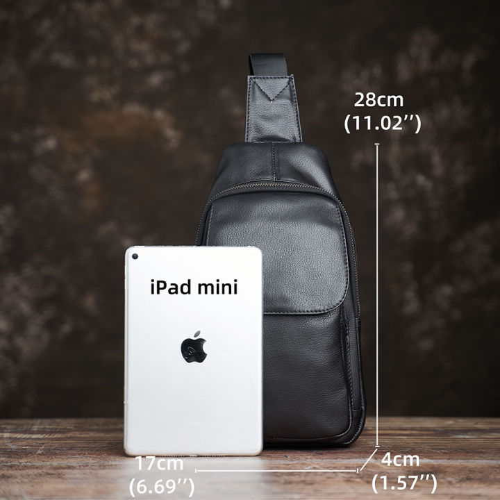 Men%20Casual%20Chest%20Bag%20Genuine%20Cow%20Leather%20Fashion%20Crossbody%20Black%20Trend%20Breast%20Messenger%207.9%20Inch%20Ipad%20High%20Quality%20sling%20bag%20-%20Image%208