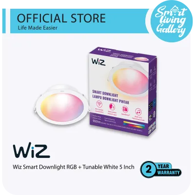 Wiz Smart RGB + Tunable Downlight 5 inch Wi-Fi Direct support matter