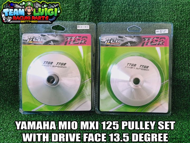 TTGR YAMAHA MIO MXI 125 F.I PULLEY SET 13.5 DEGREE WITH DRIVE FACE