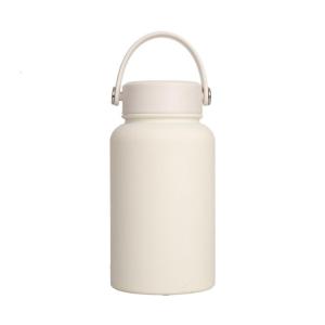 Large Capacity Nonrust Steel Sports Bottle 650ml Wide Mouthes Vacuum Insulated Cold Retention Thermal Bottle