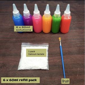 SG-Local Magic Water Elves Kids DIY Craft Water Aqua Jelly Gel Montessori