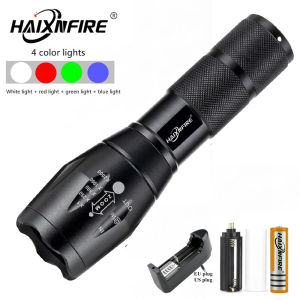 Haixnfire Đèn Pin Chống Nước Siêu Sáng LED Scout G700 E17WRGB Màu Đỏ/Xanh Lá/Xanh Dương