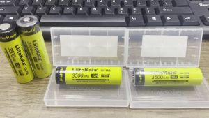 LiitoKala 18650 3.7V 3500mAh Tip with Flat model Lithium Rechargeable Battery For Flashinglight etc.