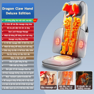 Ghế Massage Đa Năng Toàn Thân-Massage Cổ Vai Gáy Thắt Lưng Lưng Tại Nhà,mát xa chườm nóng đa vùn(Hai năm bảo hành)