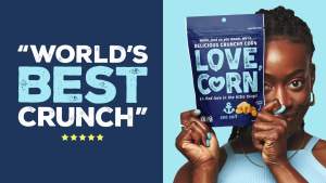 LOVE CORN Sea Salt 16oz x 1 Bag - Delicious Crunchy Corn - Healthy Family Snacks - Gluten Free Kosher Non-GMO- Alternative for Chips Nuts Crackers & Pretzels - Perfect for Charcuterie Boards
