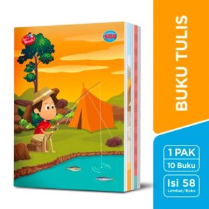 Buku Tulis Sidu 58 lembar 1 pcs / Buku tulis sekolah sinar dunia garis