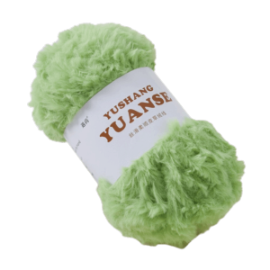 TANTUANG 100G/Ball Cọc dài Sợi len giả lông chồn Màu đơn sắc Ấm áp Sợi len lông chồn Vải nhung mềm mại Sợi len đan móc Làm mũ và khăn quàng cổ