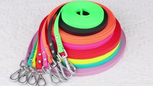 PVC Long Dog Leashes Cat Traction Lead Rope Candy Color Outdoor ShortLeash Blue Rose Red Yellow2026