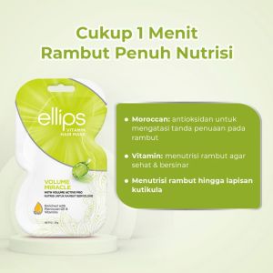 ELLIPS Vitamin Hair Mask Sachet Hair Repair 20gr | With Pro Keratin Sachet