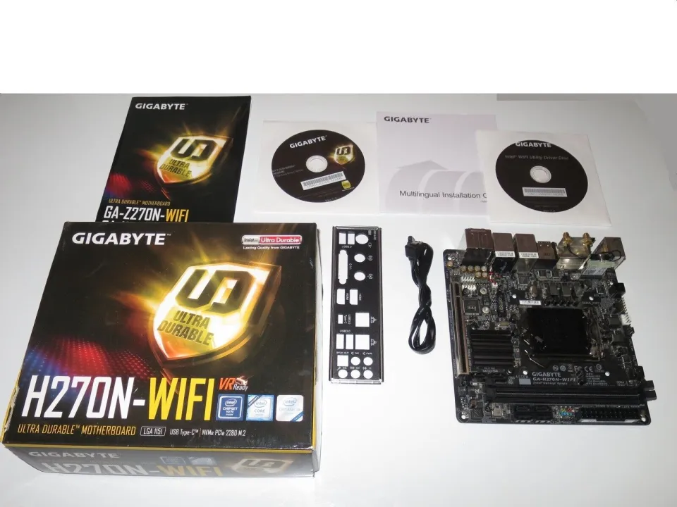 1151/MAINBOARD/GIGABYTE GA-H270N-WiFi/DDR4/MINI-ITX/GEN6-7