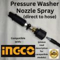 Black and double short nozzle spray pressure washer directly into hose car washer gun pw1400s PW1470TD BW13 BW15 BW17 Power washer spray. 