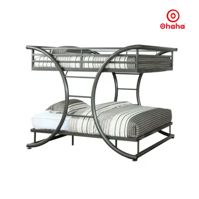 [ Freeship HCM] [ Trả góp 0%] Giường tầng thông minh khung sắt Ohaha - GTS023