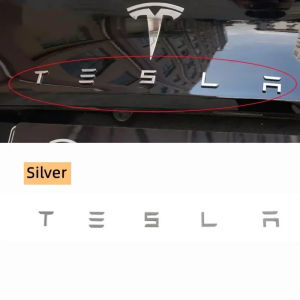 Metal Badge for Front Hood Car Decorative Sticker for Rear Trunk for Tesla Model 3 S X Y Roadster Car Emblem Exterior Decal Accessories