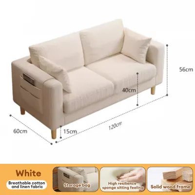 Ditto Simple and modern fabric sofa small living room double rental room small and small-sized apartmen