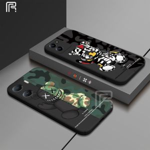 (Lokal Ready) Casing hp Xiaomi Poco X5 5G Poco M4 Pro Poco M3 Pro Poco X3 GT F4 GT X3 Pro X3 NFC M5S Cool Tide Brand Kamuflase Beruang Soft Case