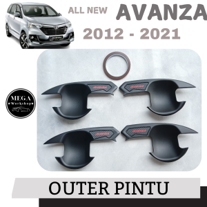 Outer Mangkok Pintu Mobil All New Avanza 2012 - 2021 Hitam Premium