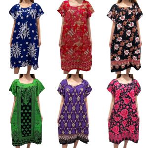 BATIK DRESS WOMEN/BAJU BATIK DRESS/BATIK INDONESIA/BAJU NIGHTY COTTON GOOD QUALITY READY STOCK