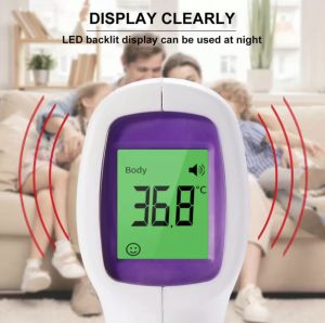 Non-Contact Infrared Thermometer Forehead In-Ear Digital Thermometer for Baby Kids Infant ℃/℉ Mute