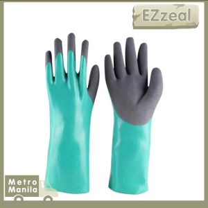 1pair Aquatic Processing Gloves Extended Waterproof Fish Catching Aquatic Gloves