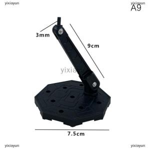 [COD] yixiayun Innovative And Practical Handmade Doll DIY Holder Action Figure Model Base Display Stand Black Bracket For 1 144 HG RG