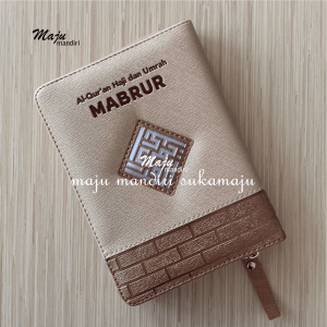 Majuma Alquran Haji Umroh Mabrur Tanpa Terjemahan Resleting Jaket A6 Panduan Doa Al Quran Manasik