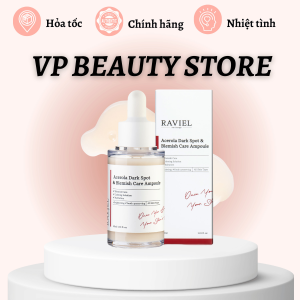 [Hàng Độc Quyền] Tinh Chất Raviel 2026 Acerola Ampoule Vạch Đỏ 30ml - Hỗ Trợ Làm Đều Màu Da