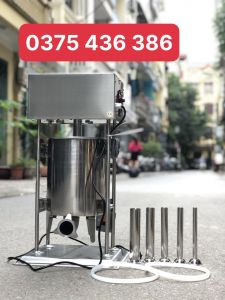 Máy đùn xúc xích nhồi 2 đầu lòng dồi lạp xưởng 10L