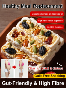 【FAMMY FAEY】0 Sucrose Nut Yogurt Oatmeal Bar Biscuits 0 Low Sugar Free Refined Fat Calories Satisfying Cravings Calorie Cereal Filling Snacks 0蔗糖坚果酸奶燕麦棒