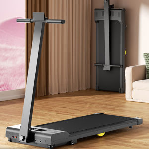 Pharaoh 👍ใหม่ ลู่วิ่งไฟฟ้า แท็บเล็ตเดินไฟฟ้าแบบพับได้ขนาดเล็กพิเศษ อุปกรณ์ออกกำลังกายในร่มสำหรับใช้ในบ้าน 2Colors