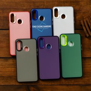 CASE SAMSUNG A20S HYBRID HARDCASE IMD PLATE HOLOGRAM WARNA
