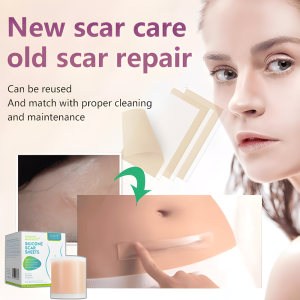 Silicone Gel Scar Roll Patch Waterproof Fade Stretch Mark Repair Patch Scar Patch Waterproof Patch